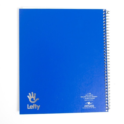 Roaring Spring, Lefty, Spiral, Notebook, 100 count